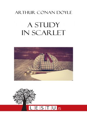 cover image of A Study in scarlet